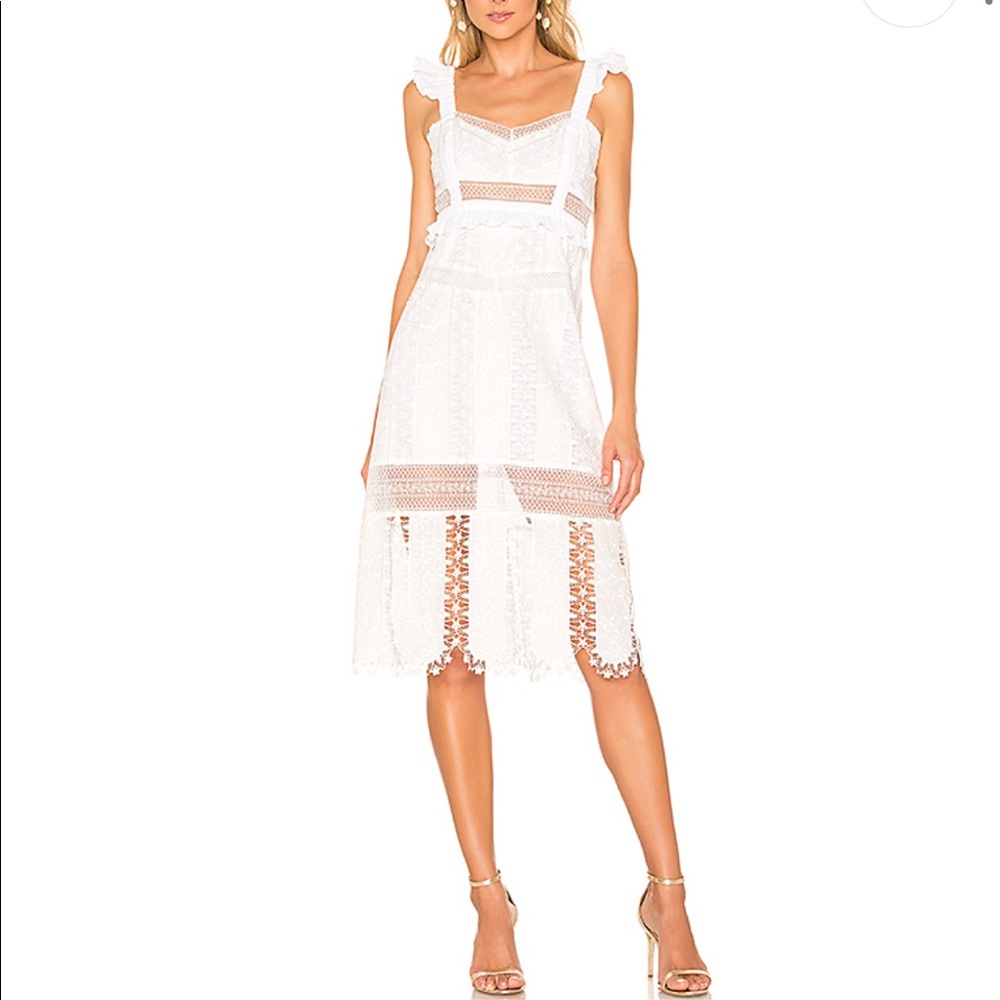 NWT FLL Gabrielle midi dress